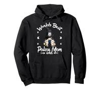 Cute Mother`s Day GNOME for Worlds Best Police Mom Ever Sweat à Capuche
