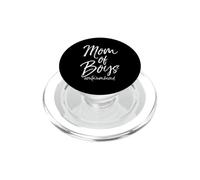 Cute Mother's Day Gift from Sons Mom of Boys #Outnumbered PopSockets PopGrip pour MagSafe