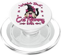 Cute Mothers Day GNOME Mama for Nana Worlds Best Cat Mommy PopSockets PopGrip pour MagSafe