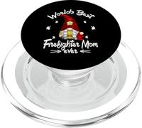 Cute Mothers Day GNOME Nana for Worlds Best Firefighter Mom PopSockets PopGrip pour MagSafe