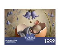 Cute Mouse Holding Heart in Garden Pièces À Structure Solide Parfait pour Renforcer Les Capacités De Résolution Et Profiter du Temps Libre 38x26cm/1000pcs