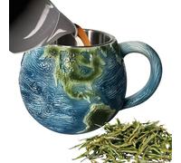 Cute Mugs - Coffee Cup | Astronaut Fun Mugs | Space-Embossed Planet Mug | Beverage Container Aesthetic Room Decoration for Kitchen Farmhouse Beverage Beer Wine Juice Work Cafe