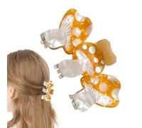 Cute Mushroom Claw Clips, Claw Clips Cute, Acrylic Acetate Fun Claw Clips, Funny Mushroom Hair Clips, Fashion Hair Accessories Non-slip Barrette Jaw Clamps For Women Girls