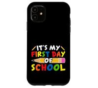 Cute My First Day of School - Retour à l'école Enseignants Enfants Coque pour iPhone 11