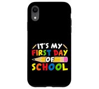 Cute My First Day of School - Retour à l'école Enseignants Enfants Coque pour iPhone XR