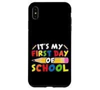 Cute My First Day of School - Retour à l'école Enseignants Enfants Coque pour iPhone XS Max
