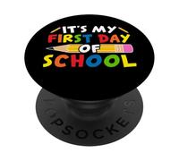 Cute My First Day of School - Retour à l'école Enseignants Enfants PopSockets PopGrip Adhésif