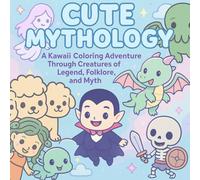 Cute Mythology Coloring Book: A Kawaii Coloring Adventure Through Creatures of Legend, Folklore, and Myth