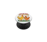 Cute Nature Feed The Poules Poules Enfants Enseignants Parents PopSockets PopGrip Adhésif
