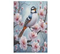 Cute Oiseau Puzzles Adulte 1000 Pieces Cadeau Famille Puzzle Classique 3D EnfantsJouet en Bois Cadeau Unique 78×53cm