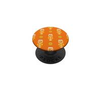 Cute Orange Spritz Cocktail Seamless Bow Pattern PopSockets PopGrip Adhésif