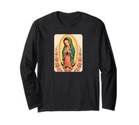 Cute Our Lady of Guadalupe Design Manche Longue