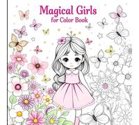 Cute Outlines for Kids, Creative Art Designs, Easy Coloring Pages, Kawaii Girls, Princess, Unicorn, Fashion & Fun Activities for Little Artists