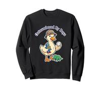 Cute Outnumbered by Boys Goose Mom Duck pour Femmes Mama Sweatshirt