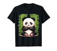 Cute Panda Bamboo Kawaii Nature Aesthetic Bamboo Cute Style T-Shirt
