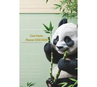 Cute Panda Planner 2025-2026: Adorable Panda and Bamboo Themed Notebook with Calendar