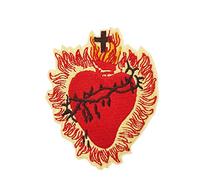 Cute-Patch Écusson brodé à thermocoller sur le thème de l'église catholique et chrétienne de Jésus Sacred Heart