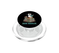 Cute Penguin Book Waddler Reading Books PopSockets PopGrip pour MagSafe