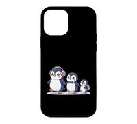 Cute Penguin Family Walking Winter Cartoon Coque pour iPhone 12 Mini