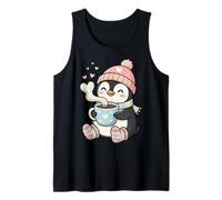Cute Penguin Hot Cocoa Winter Beanie Scarf Socks Débardeur