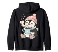 Cute Penguin Hot Cocoa Winter Beanie Scarf Socks Sweat à Capuche