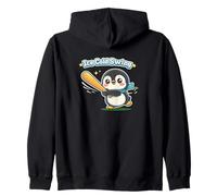 Cute Penguin Ice Cold Swing Batter de Baseball Sweat à Capuche