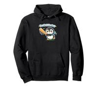 Cute Penguin Ice Cold Swing Batter de Baseball Sweat à Capuche