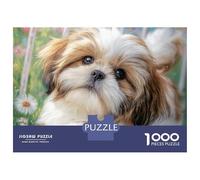 Cute Pet Dog 1000 Pièces Carton Premium Coffret De Puzzles Lovely Pet Extrêmement Difficile Défi Unique Puzzles pour Adultes Et Enfants 38x26cm/1000pcs