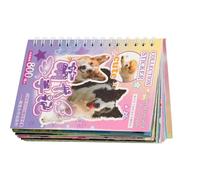 Cute Pet Sticker Book - 800+ Aesthetic Cat & Dog Stickers for Kids & Adults - 30 Sheets of Decorative Animal Decals for Scrapbooking, Journaling, DIY Crafts, & School Projects - Travel Activity Set -