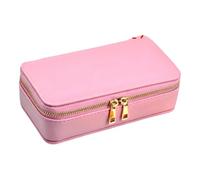 Cute Pill Organizer - 6.3 Inch AM PM Day Container | Luxury PU Leather Dispenser - 230g dustproof travel wallet for fish oils and supplements, ideal for women carrying in purses