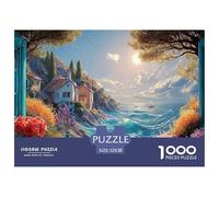 Cute Pink Rabbit Girl Wearing A Red Dress 1000 Pièces Carton Premium Puzzle À Faire Soi-même Bunny Stimulant Et Éducatif Défi Unique Puzzles pour Adultes Et Enfants 52x38cm/1000pcs