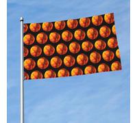Cute Planet Drapeau imprimé 0,9 x 1,5 m avec œillets en laiton, tissu à séchage rapide, pour cour, balcon, porche, fête