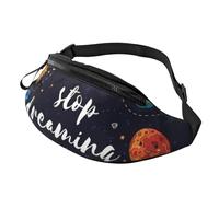 Cute Planet Sac banane unisexe réglable sécurisé pour voyage, randonnée, cyclisme et course à pied