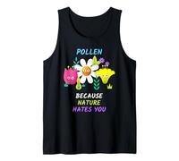 Cute Plants Pollen Sarcastic Spring Time Allergies Allergy Débardeur