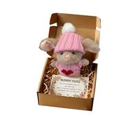 Cute Plush Bunny - Soft Plush 18 cm | Rabbit Doll | Hugging Bunny Stuffed Animal Collectible Toy Cute Companion Gift With Card For Kids Boys Girls For Birthday Christmas Easter Valentines Indoor