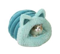 Cute Plush Cat Bed Cave, Warm Cat House with Ears, Indoor Kitten Hideaway, Comfortable Bed for Small Dogs, Winter Use Pet Shelter, Cozy Home for Your Furry Friend