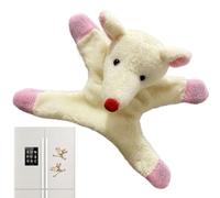 Cute Plush Magnetic Animals - Soft Fridge Decoration Educational Activity Toy Set, Adorable Interactive Early Learning Accessories 6x9cm for Nursery Classroom Kitchen