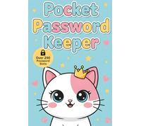 Cute Pocket Password Organizer - Kawaii Cat Edition: Mini Internet Password Logbook with Website | Email | Password | Notes (Over 290 Slots)