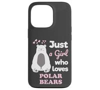 Cute Polar Bear Just a Girl Who Loves Polar Bears Coque pour iPhone 13 Pro