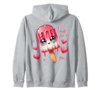 Cute Popsicle I Melt for You Saint-Valentin Love Sweat à Capuche