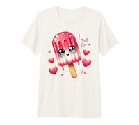 Cute Popsicle I Melt for You Saint-Valentin Love T-Shirt Haut de Gamme