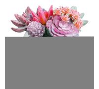 Cute Pots for Plants - Resin, 12x14cm Desk Ornament Coffee Cylinder Flower Pot | with Drainage Holes Small Garden Statue Plant Holder for Indoor, Outdoor, Home, Office, Patio