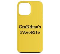 Cute Present for/from Grandmother. Grandma's Favorite Coque pour iPhone 13 Pro Max