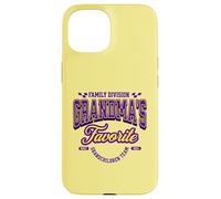Cute Present for/from Grandmother. Grandma's Favorite Coque pour iPhone 15