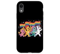 Cute Pride Parade Creature Squad - LGBTQ Fantasy Art Coque pour iPhone XR