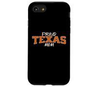 Cute Proud Texas Mom. Fan of Texas and Down South Sports Coque pour iPhone SE (2020) / 7/8