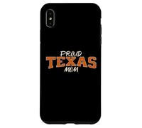 Cute Proud Texas Mom. Fan of Texas and Down South Sports Coque pour iPhone XS Max