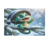 Cute Ptérosaure Puzzles De 1000 Pièces pour Adultes Et EnfFourmis Puzzle Impossible Jouets en Bois Jeu StimulFourmi （75×50cm）