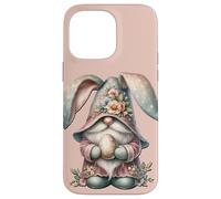 Cute Rabbit GNOME with Bunny Ears Hat for Women Girls Easter Coque pour iPhone 14 Pro Max