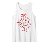 Cute Romantic Goose Heart Love Débardeur